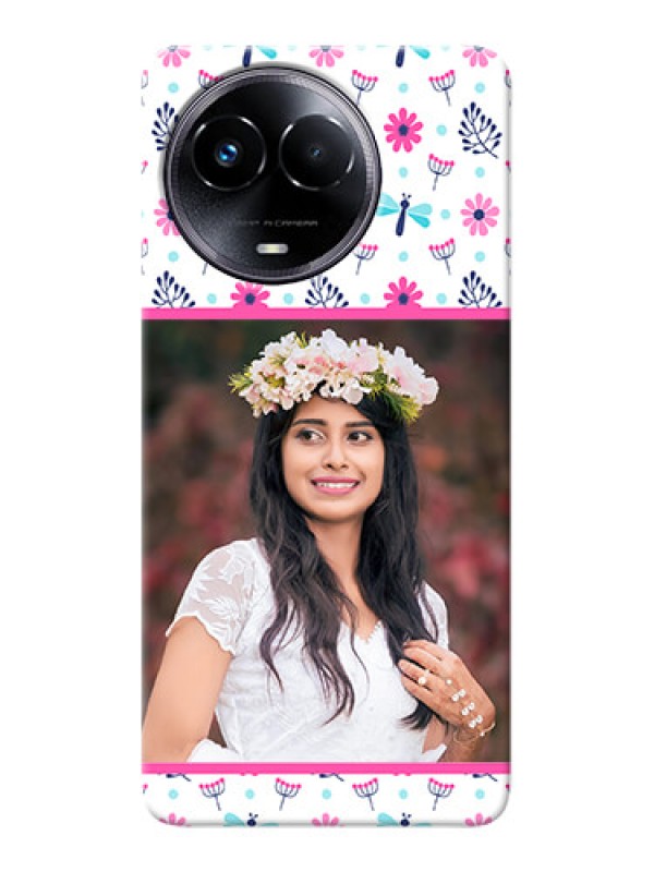 Custom Realme 11 5G Mobile Covers: Colorful Flower Design