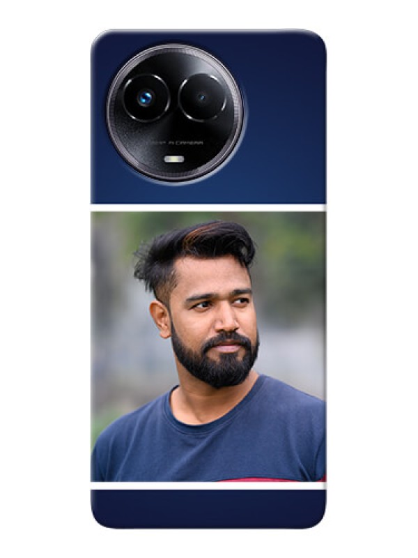 Custom Realme 11 5G Mobile Cases: Simple Royal Blue Design
