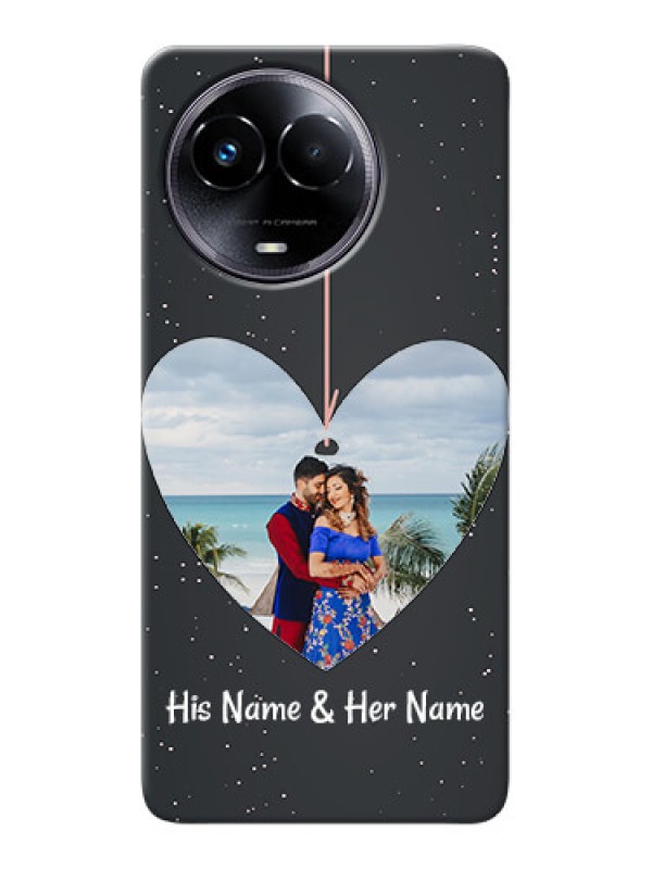Custom Realme 11 5G custom phone cases: Hanging Heart Design