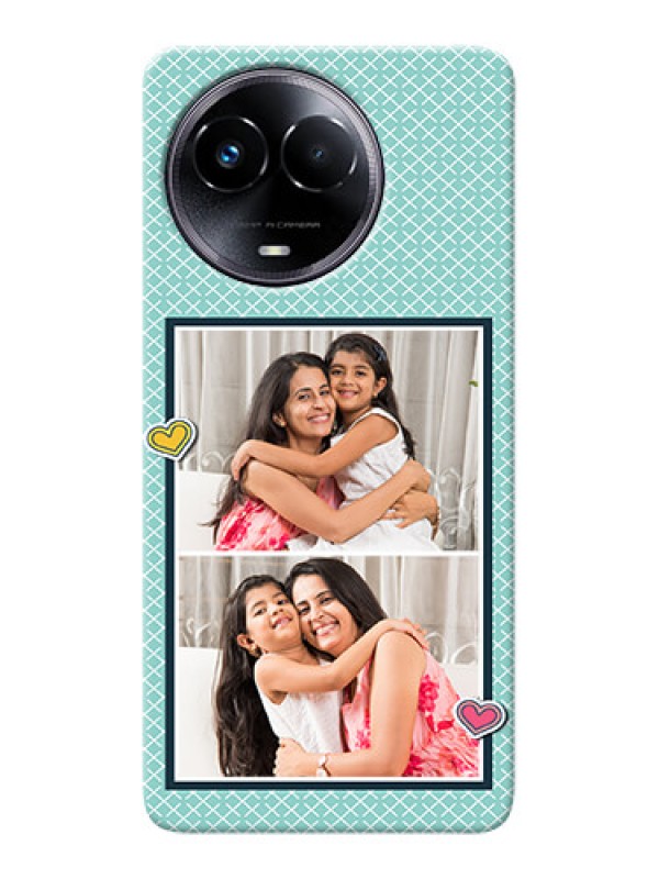 Custom Realme 11 5G Custom Phone Cases: 2 Image Holder with Pattern Design
