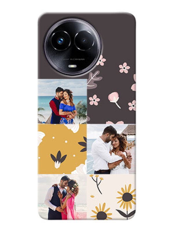 Custom Realme 11 5G phone cases online: 3 Images with Floral Design