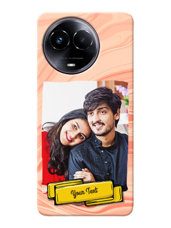 Custom Realme 11 5G Customized Phone Cases: Marble Texture Design