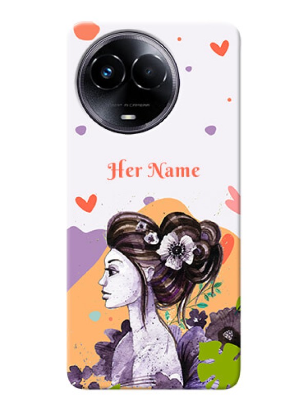 Custom Realme 11 5G Personalized Phone Case with Woman And Nature Design