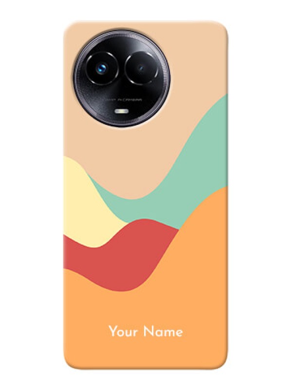 Custom Realme 11 5G Personalized Phone Case with Ocean Waves Multiwithcolour Design