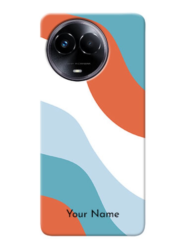 Custom Realme 11 5G Custom Mobile Case with coloured Waves Design