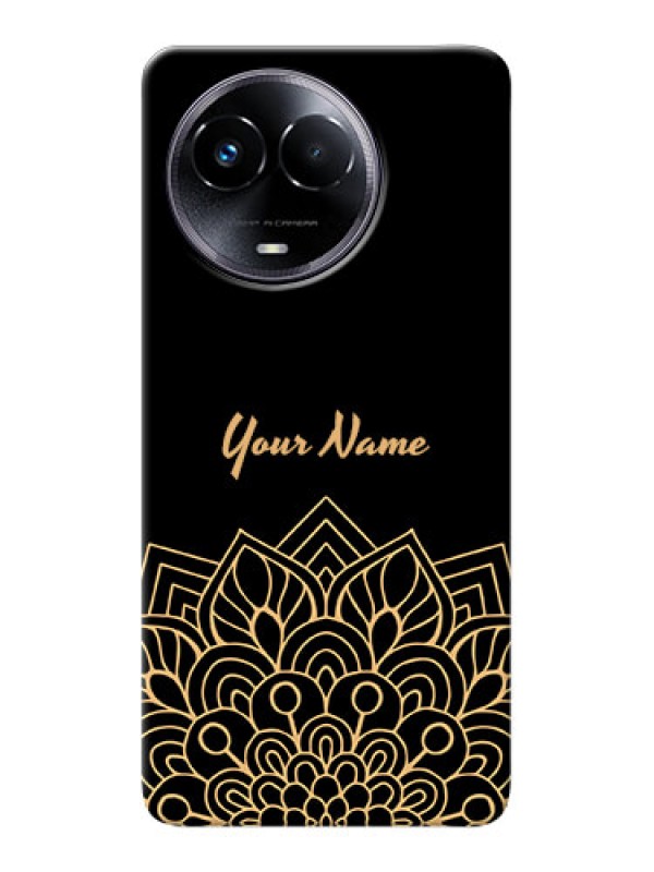 Custom Realme 11 5G Custom Phone Case with Golden mandala Design