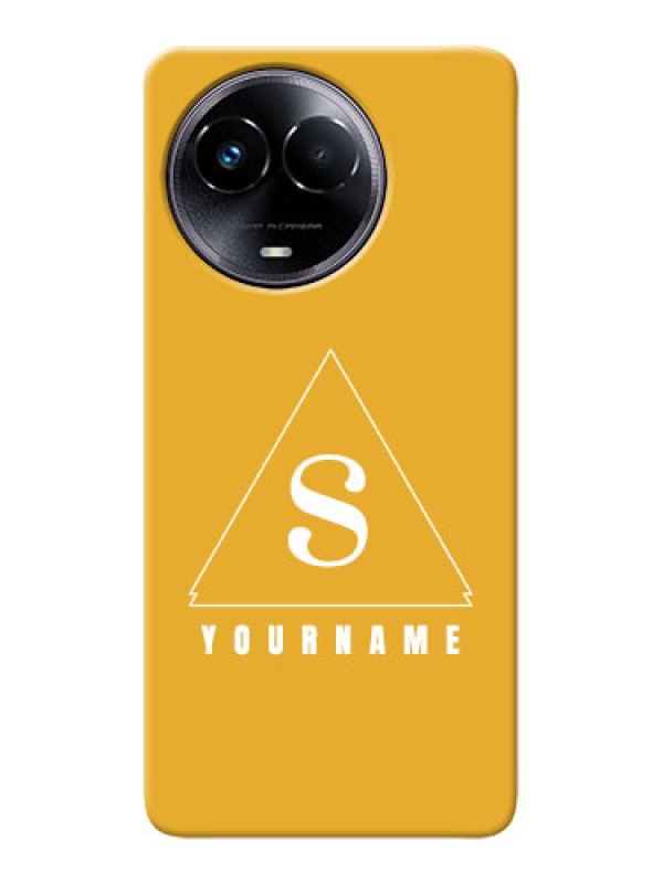 Custom Realme 11 5G Personalized Phone Case with simple triangle Design