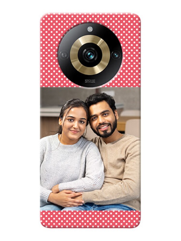 Custom Realme 11 Pro 5G Custom Mobile Case with White Dotted Design