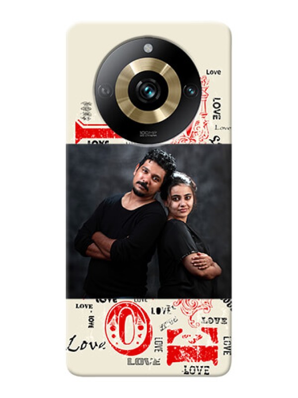 Custom Realme 11 Pro 5G mobile cases online: Trendy Love Design Case