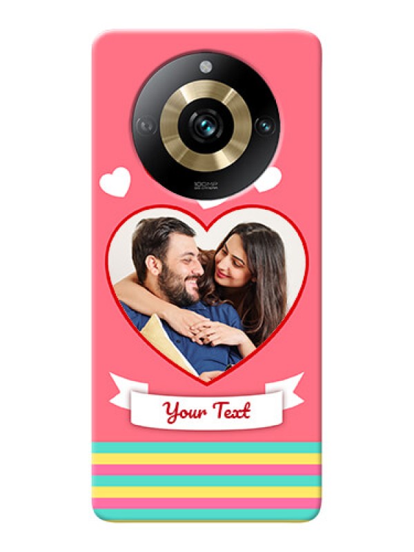 Custom Realme 11 Pro 5G Personalised mobile covers: Love Doodle Design