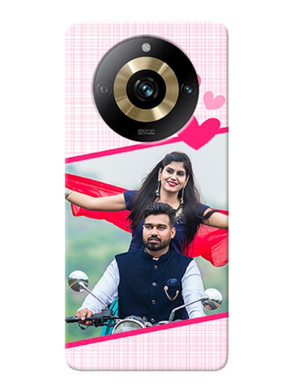 Custom Realme 11 Pro 5G Personalised Phone Cases: Love Shape Heart Design