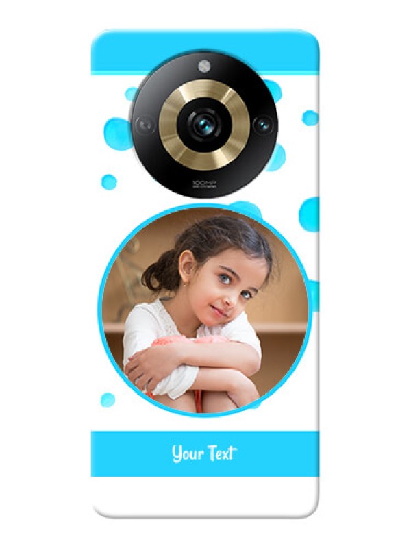 Custom Realme 11 Pro 5G Custom Phone Covers: Blue Bubbles Pattern Design