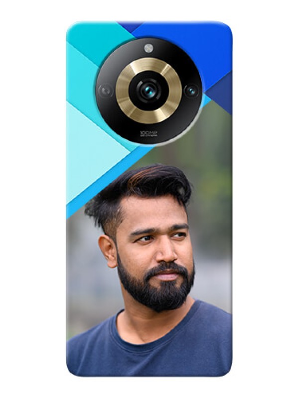 Custom Realme 11 Pro 5G Phone Cases Online: Blue Abstract Cover Design