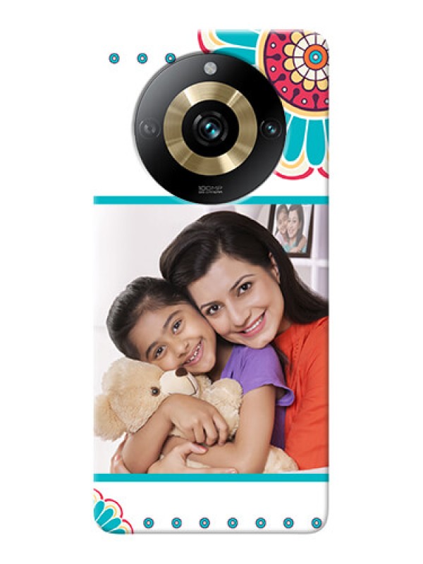 Custom Realme 11 Pro 5G custom mobile phone cases: Flower Design