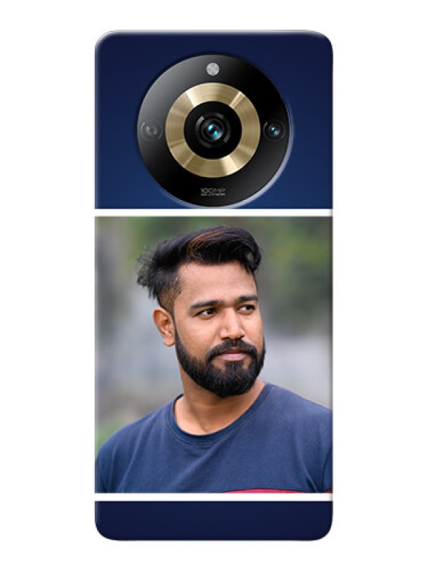 Custom Realme 11 Pro 5G Mobile Cases: Simple Royal Blue Design