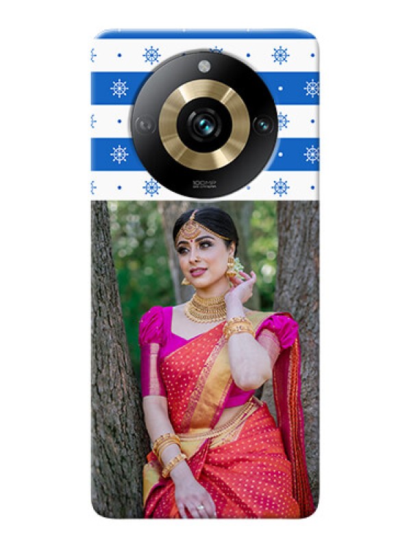 Custom Realme 11 Pro 5G custom mobile covers: Snow Pattern Design