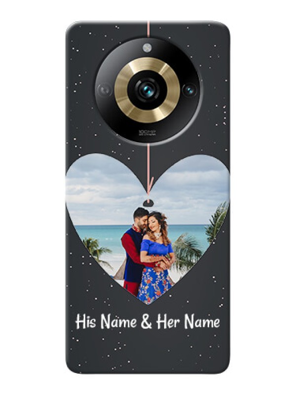 Custom Realme 11 Pro 5G custom phone cases: Hanging Heart Design