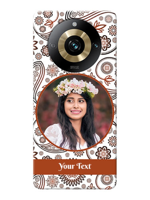 Custom Realme 11 Pro 5G phone cases online: Abstract Floral Design