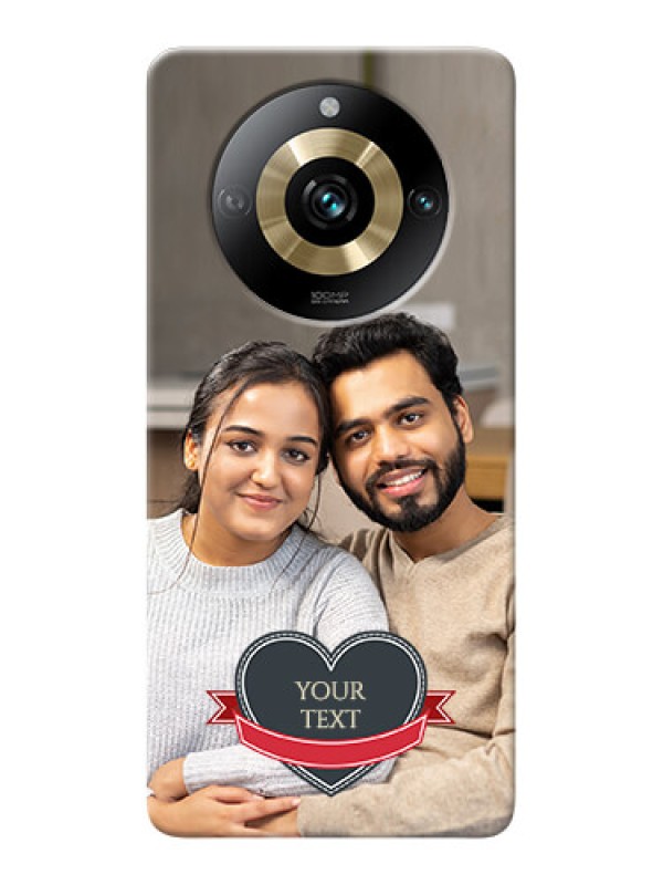 Custom Realme 11 Pro 5G mobile back covers online: Just Married Couple Design