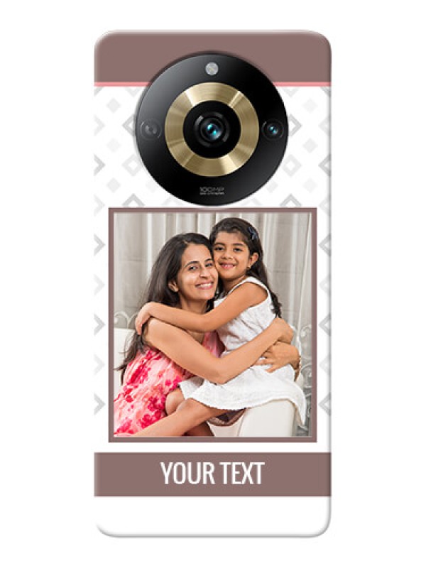 Custom Realme 11 Pro 5G custom back covers: Simple Diamond Design