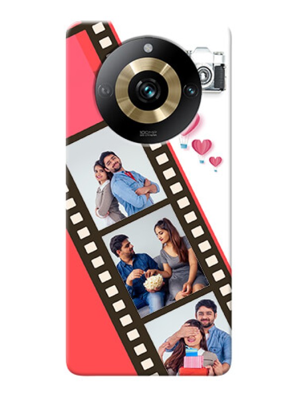 Custom Realme 11 Pro 5G custom phone covers: 3 Image Holder with Film Reel