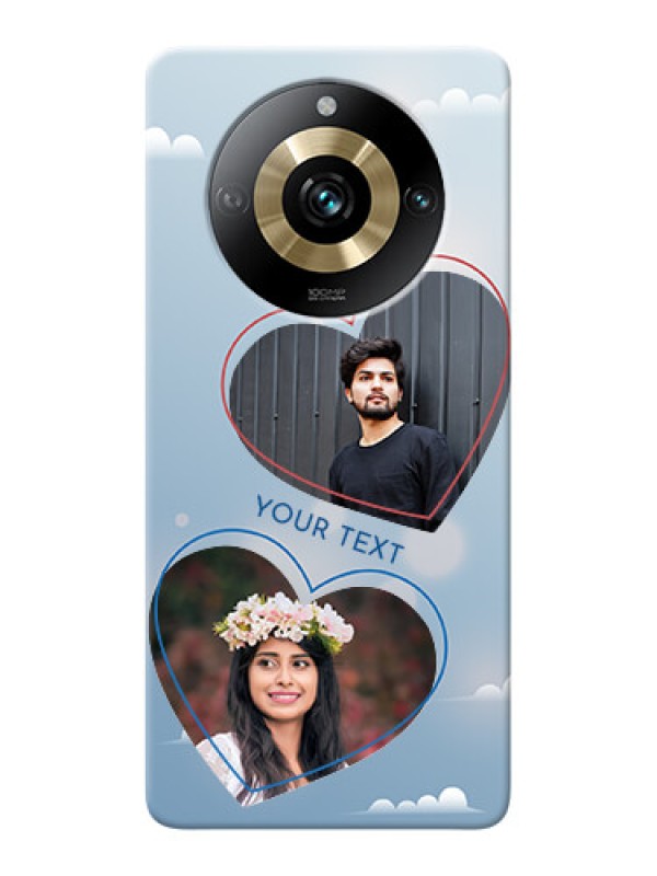 Custom Realme 11 Pro 5G Phone Cases: Blue Color Couple Design