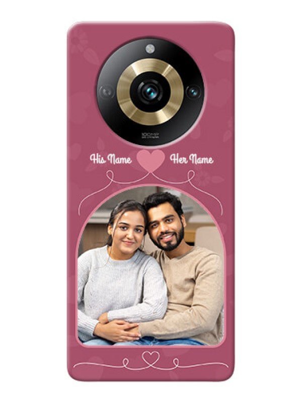 Custom Realme 11 Pro 5G mobile phone covers: Love Floral Design