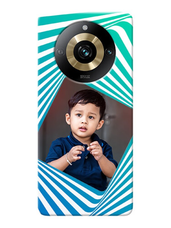 Custom Realme 11 Pro 5G Personalised Mobile Covers: Abstract Spiral Design