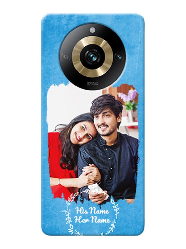 Custom Realme 11 Pro 5G custom mobile cases: Blue Color Vintage Design