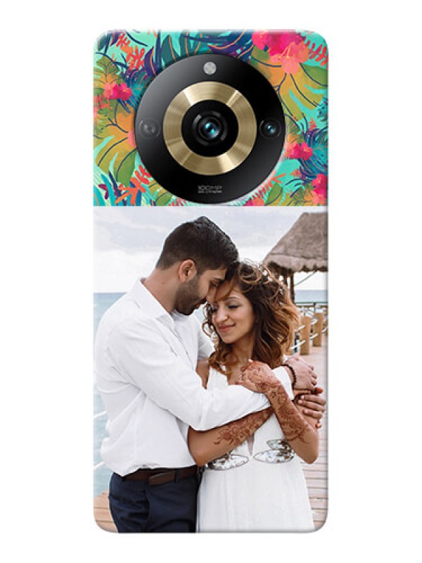 Custom Realme 11 Pro 5G Personalized Phone Cases: Watercolor Floral Design