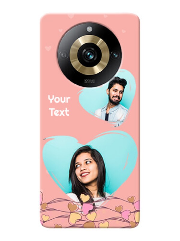 Custom Realme 11 Pro 5G customized phone cases: Love Doodle Design
