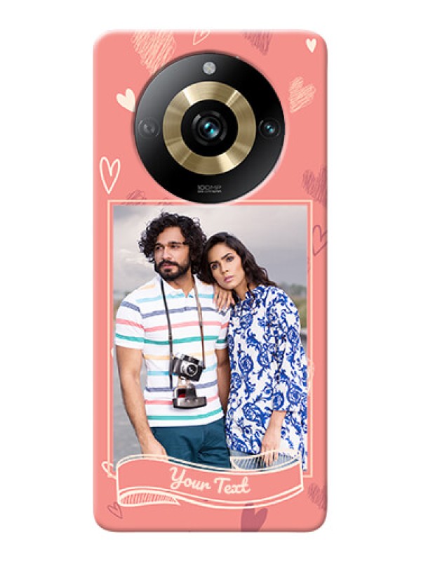 Custom Realme 11 Pro 5G custom mobile phone cases: love doodle art Design