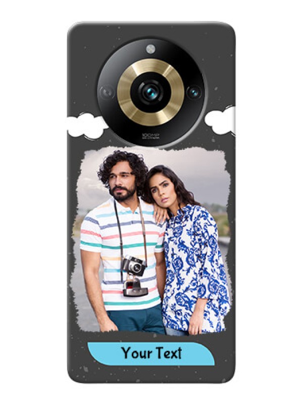 Custom Realme 11 Pro 5G Mobile Back Covers: splashes with love doodles Design