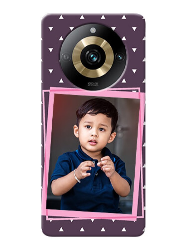 Custom Realme 11 Pro 5G Phone Cases: Triangle Pattern Dotted Design