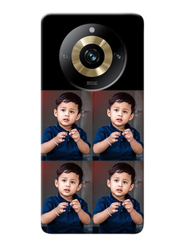 Custom Realme 11 Pro 5G 4 Image Holder on Mobile Cover