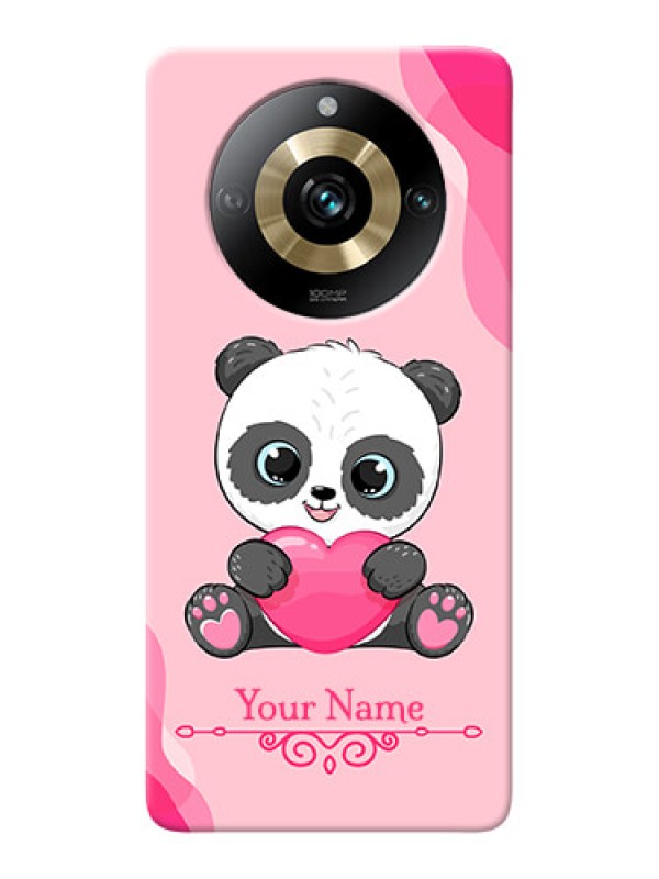 Custom Realme 11 Pro 5G Custom Mobile Case with Cute Panda Design