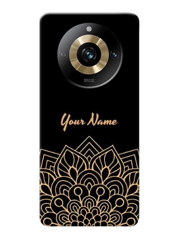 Custom Realme 11 Pro 5G Custom Phone Case with Golden mandala Design