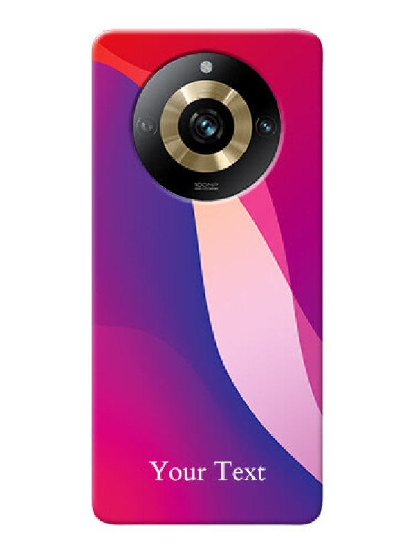 Custom Realme 11 Pro 5G Personalized Phone Case with Digital abstract Overlap Design