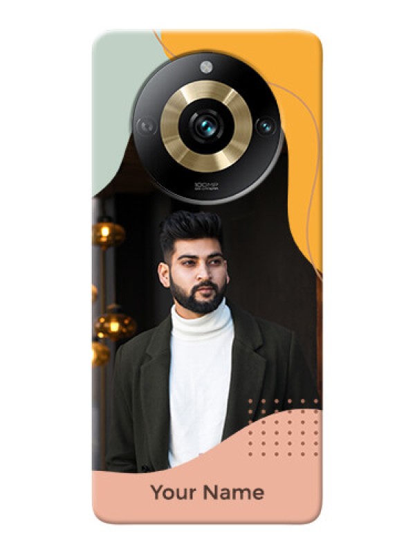 Custom Realme 11 Pro 5G Personalized Phone Case with Triwithcoloured overlay design