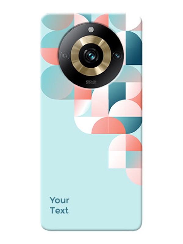 Custom Realme 11 Pro 5G Custom Phone Case with Stylish Semiwithcircle Pattern Design