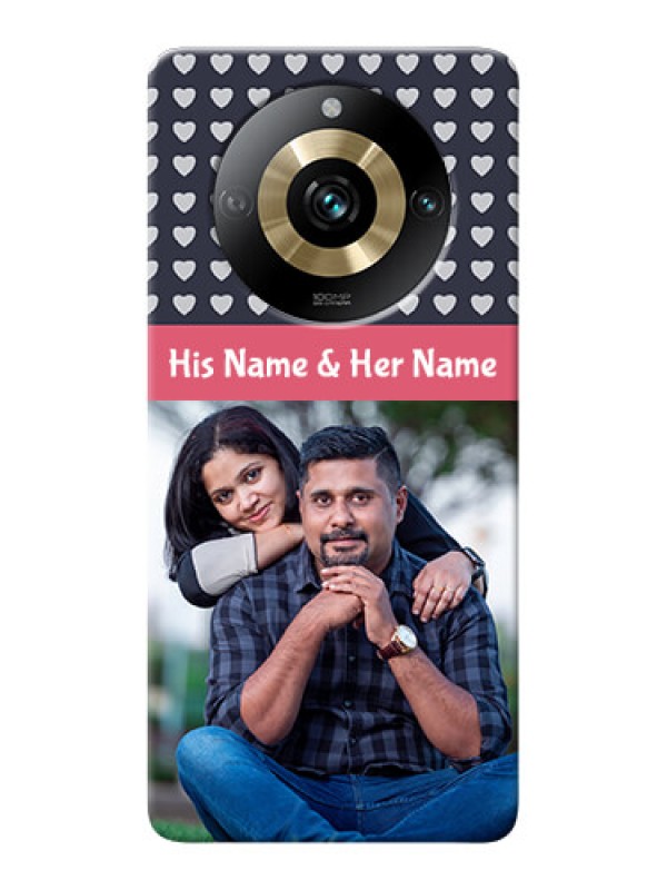 Custom Realme 11 Pro Plus 5G Custom Mobile Case with Love Symbols Design