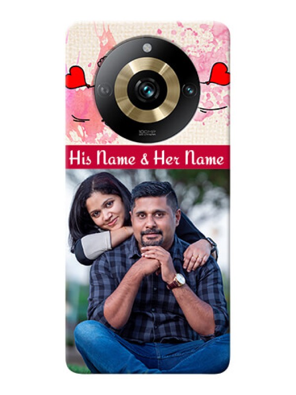 Custom Realme 11 Pro Plus 5G phone back covers: You and Me Case Design