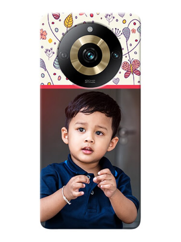 Custom Realme 11 Pro Plus 5G phone back covers: Premium Floral Design