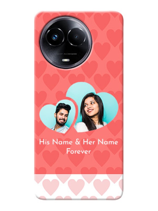 Custom Realme 11x 5G personalized phone covers: Couple Pic Upload Design
