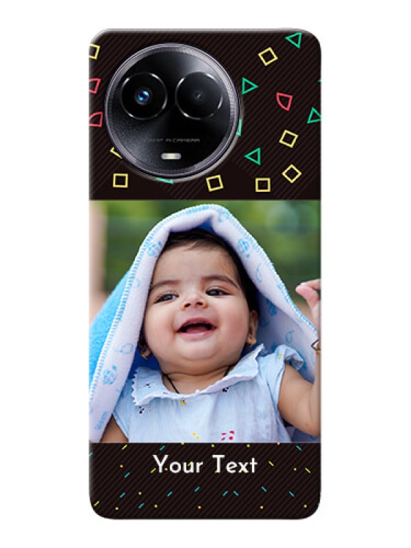 Custom Realme 11x 5G custom mobile cases with confetti birthday design