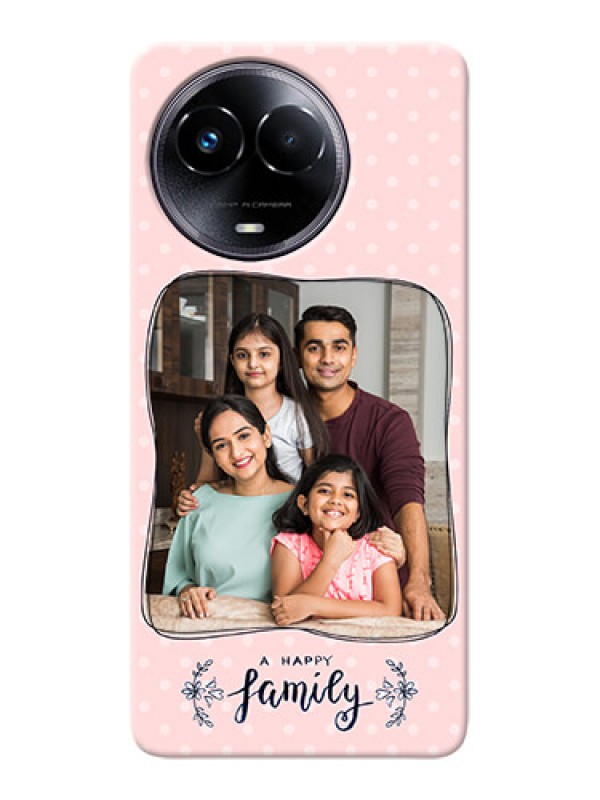 Custom Realme 11x 5G Personalized Phone Cases: Family with Dots Design