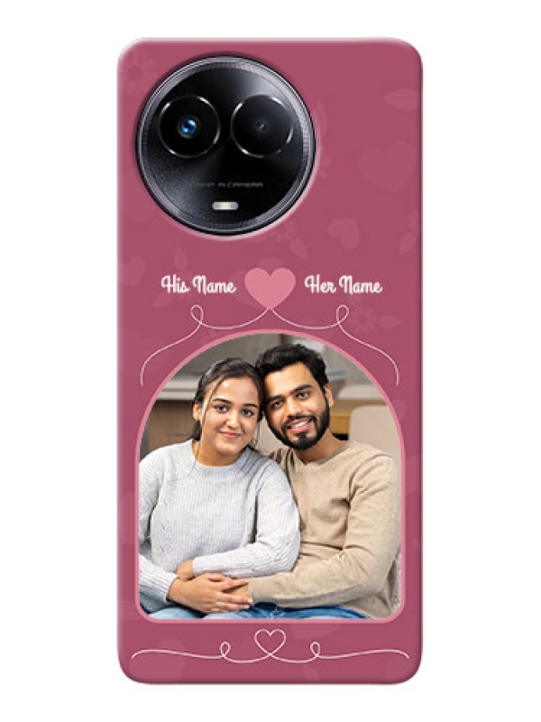 Custom Realme 11x 5G mobile phone covers: Love Floral Design