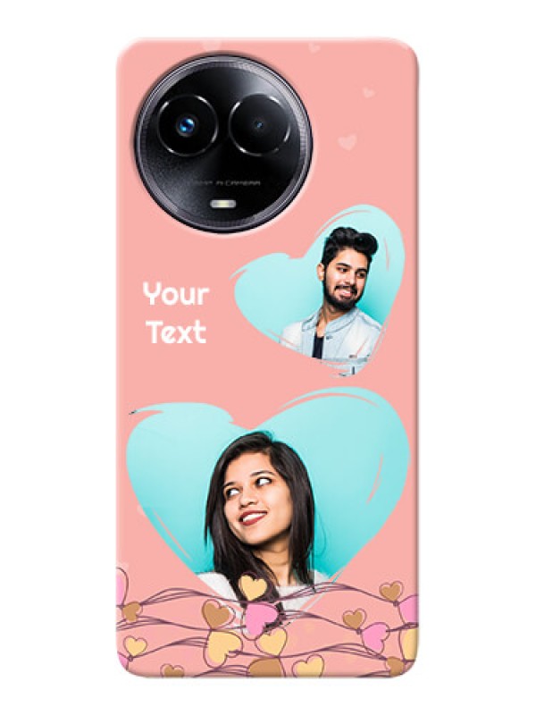 Custom Realme 11x 5G customized phone cases: Love Doodle Design