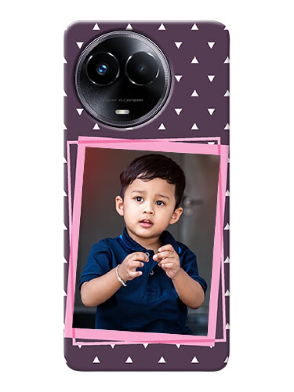 Custom Realme 11x 5G Phone Cases: Triangle Pattern Dotted Design