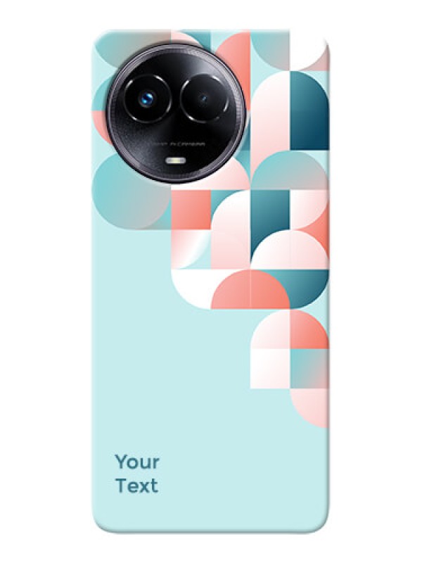 Custom Realme 11x 5G Custom Phone Case with Stylish Semiwithcircle Pattern Design